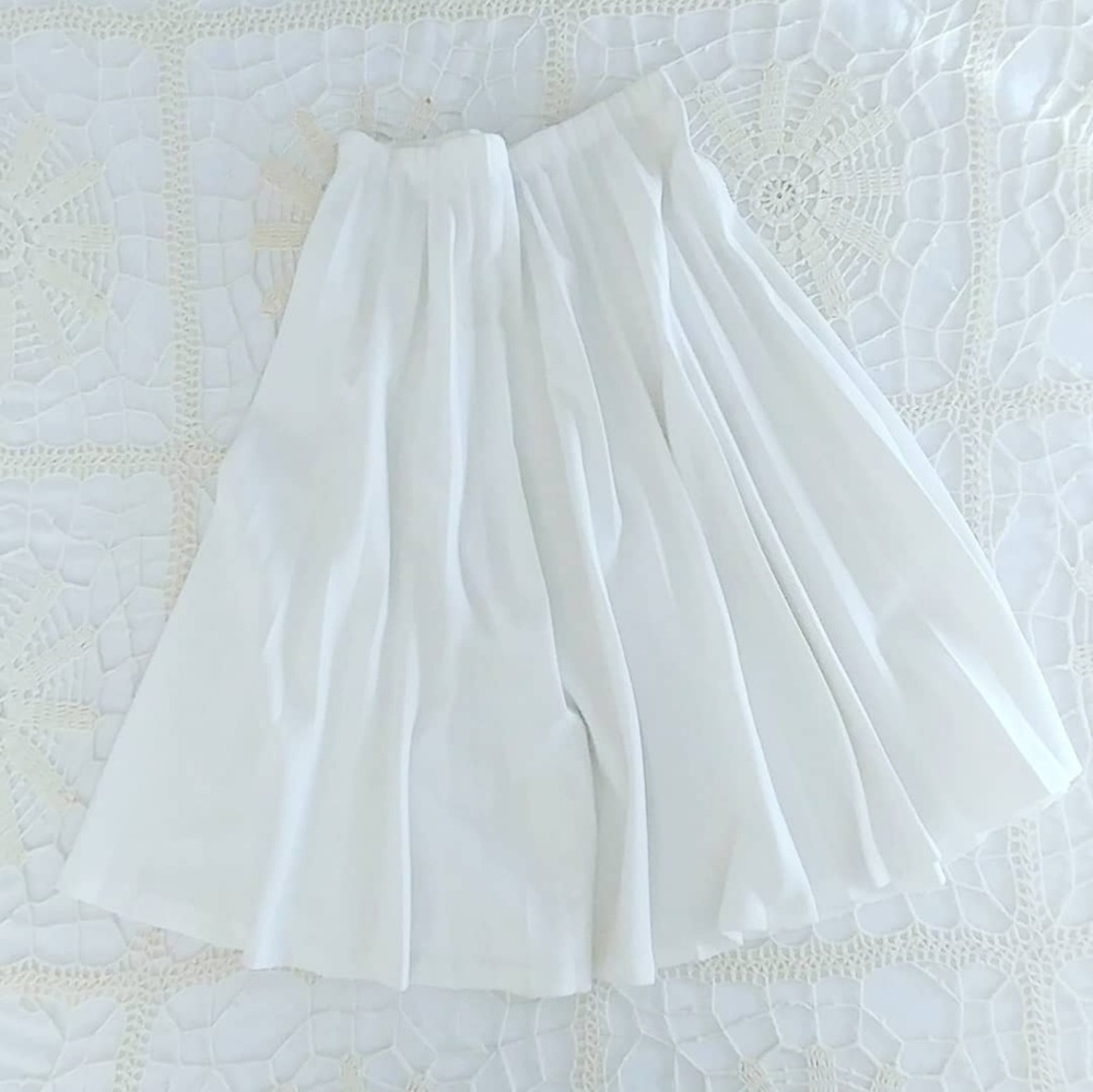 ✔️ Vintage Graff California Wear White  Skirt